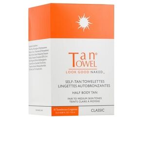 Self Tan Towelettes.Half Body Tan (Dark)